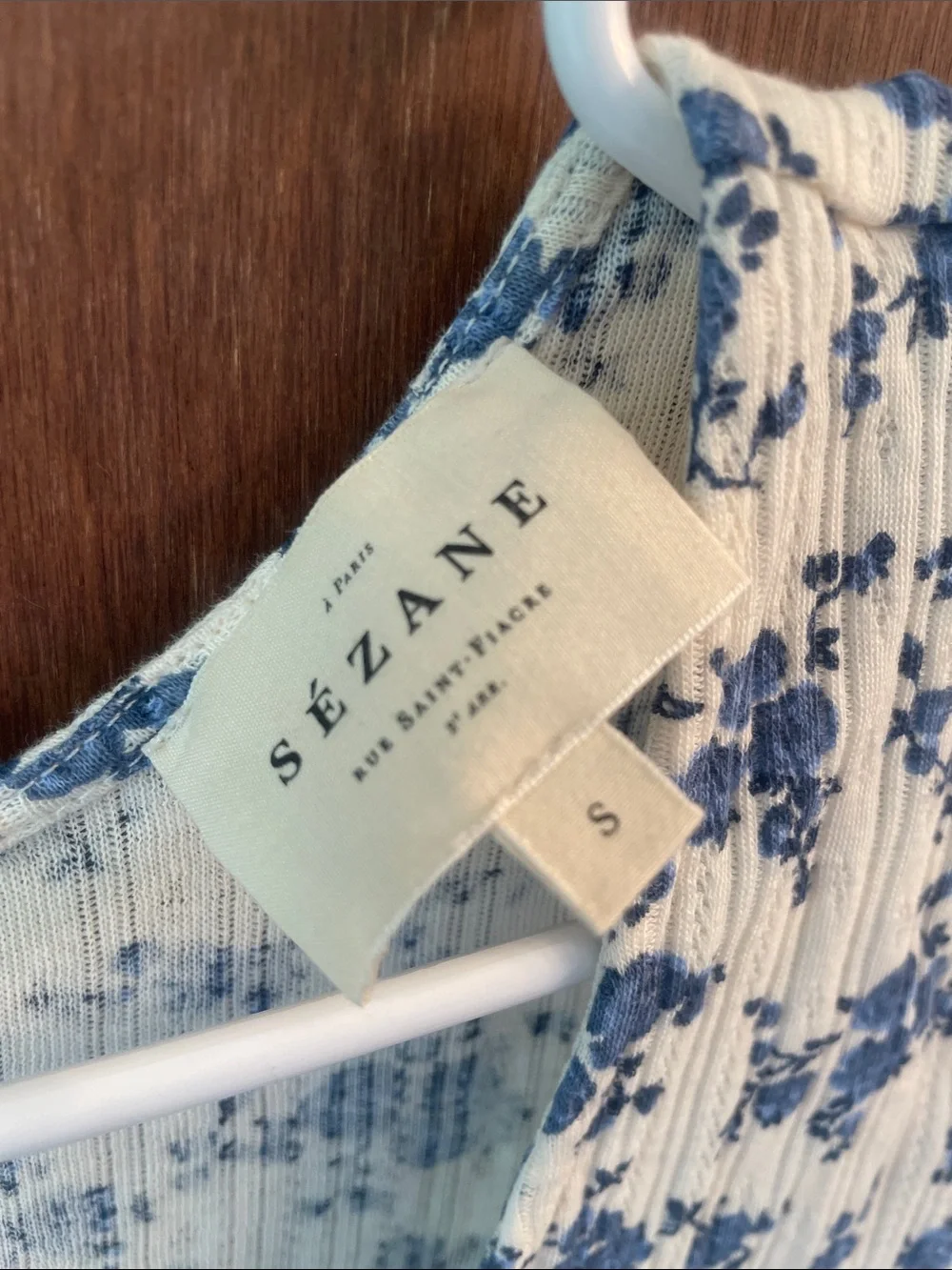 Sézane t-shirt flower small